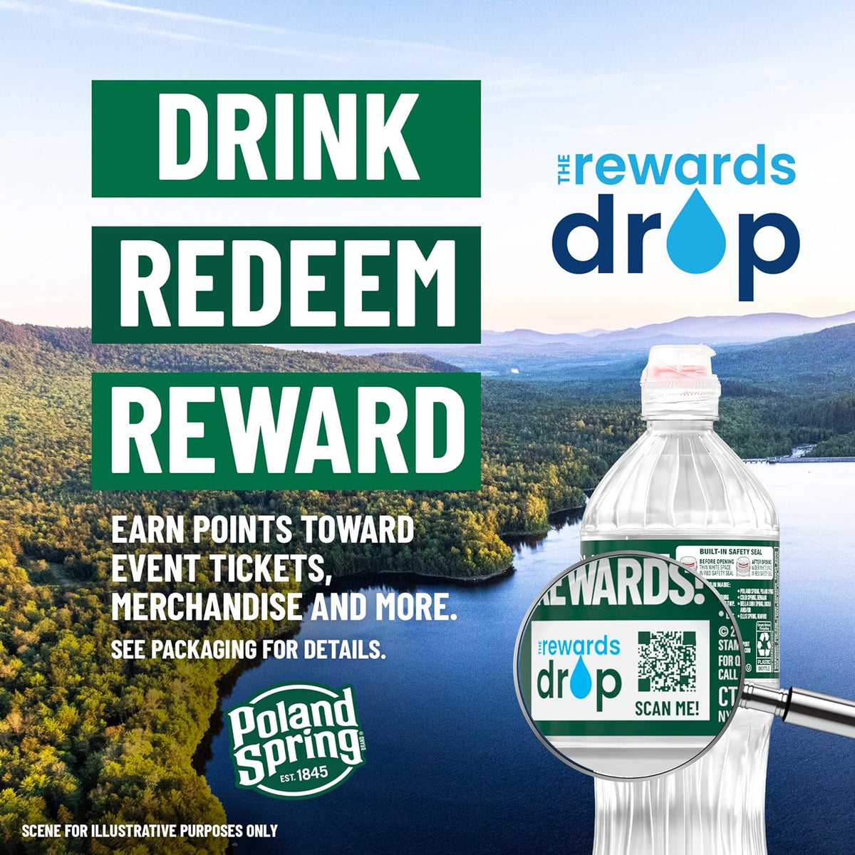 12 Pack Natural Spring Water 8 Ounces R39275