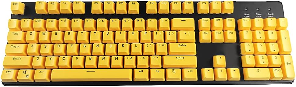 Full 104 PBT Keycaps Set OEM Profile with Keycap Puller (Purple) N10167