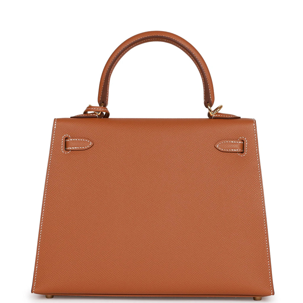 Gold Epsom Leather Handbag A855