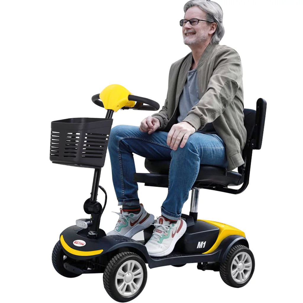 Heavy Duty 4 Wheel Electric Scooter with Swivel Seat B2230
