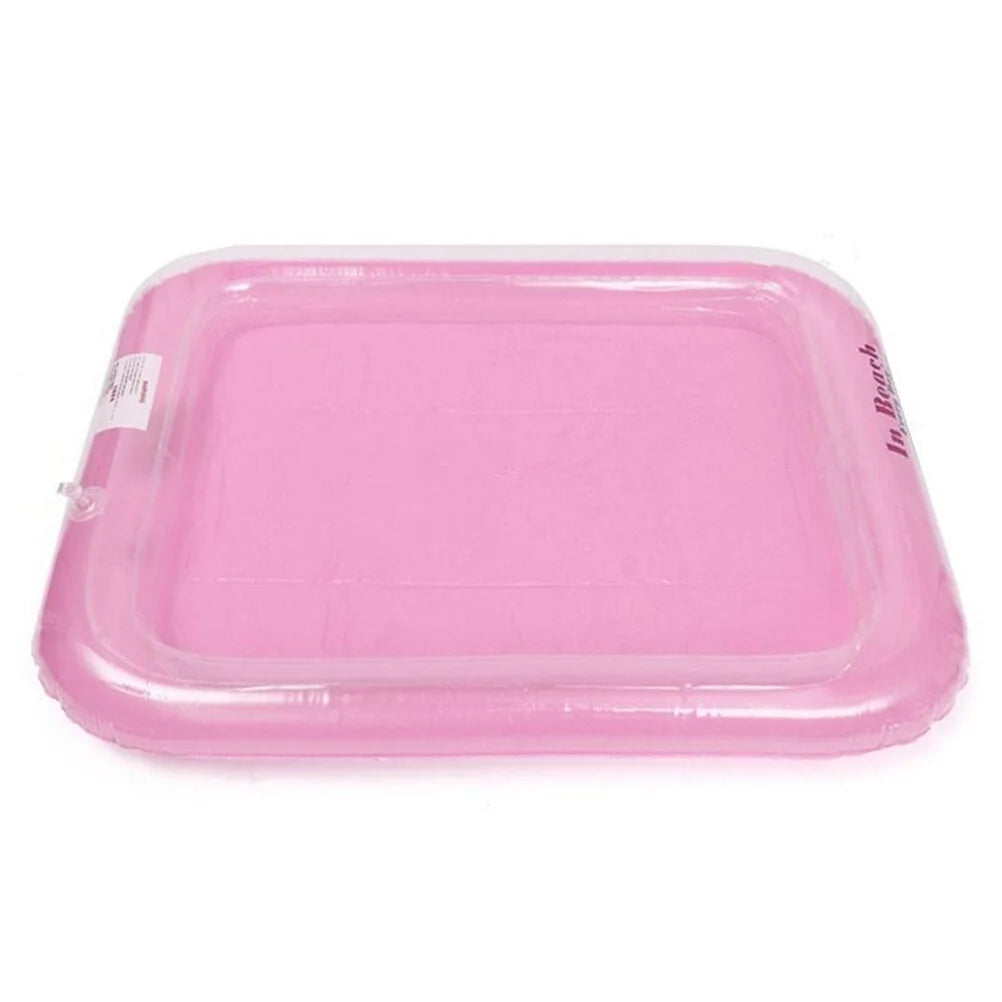 Pink Inflatable Kids Beach Sandbox Sand Toy Tray H669