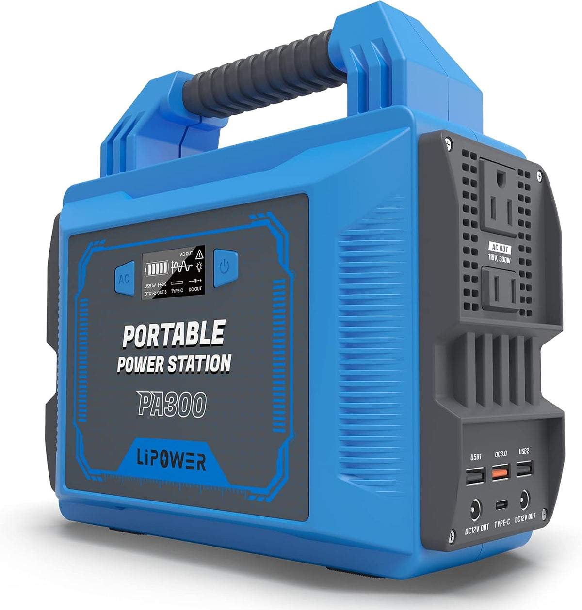 300W 296Wh 80000mAh Portable Power Station with AC Outlet M404