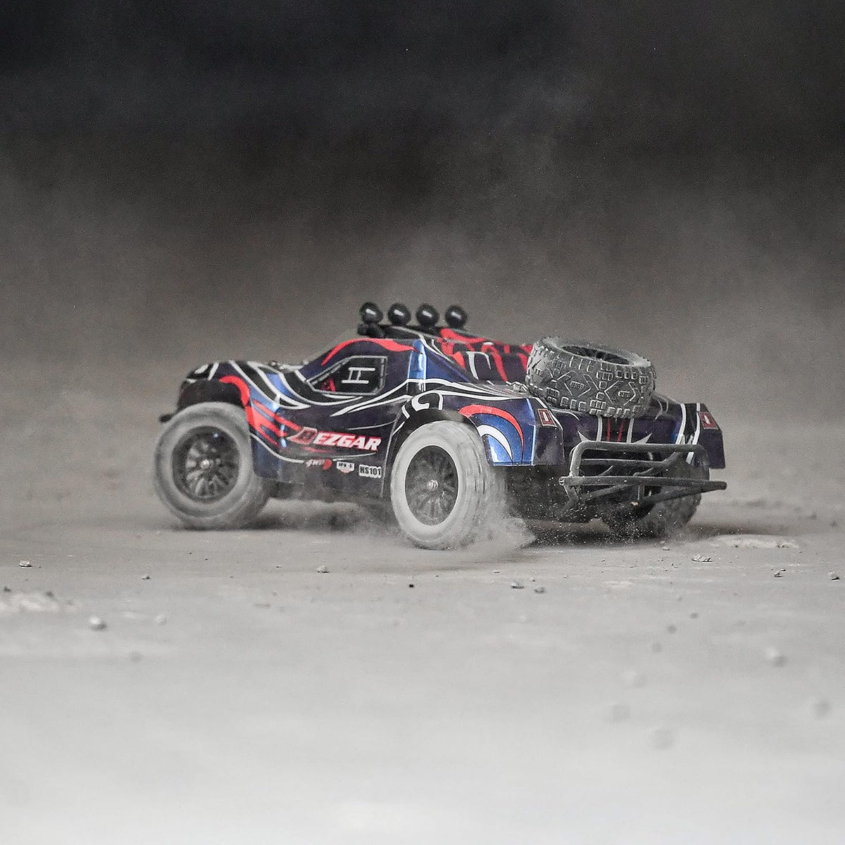 1:10 Scale 4WD Remote Control Electric Off Road RC Monster Truck with 2 Rechargeable Batteries R33156