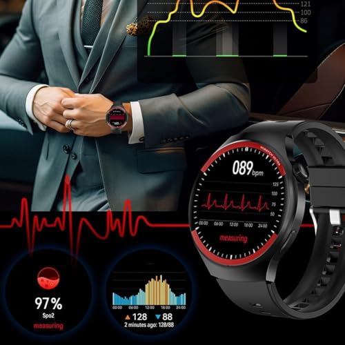 Smart Watch with Heart Rate Monitor Black T475