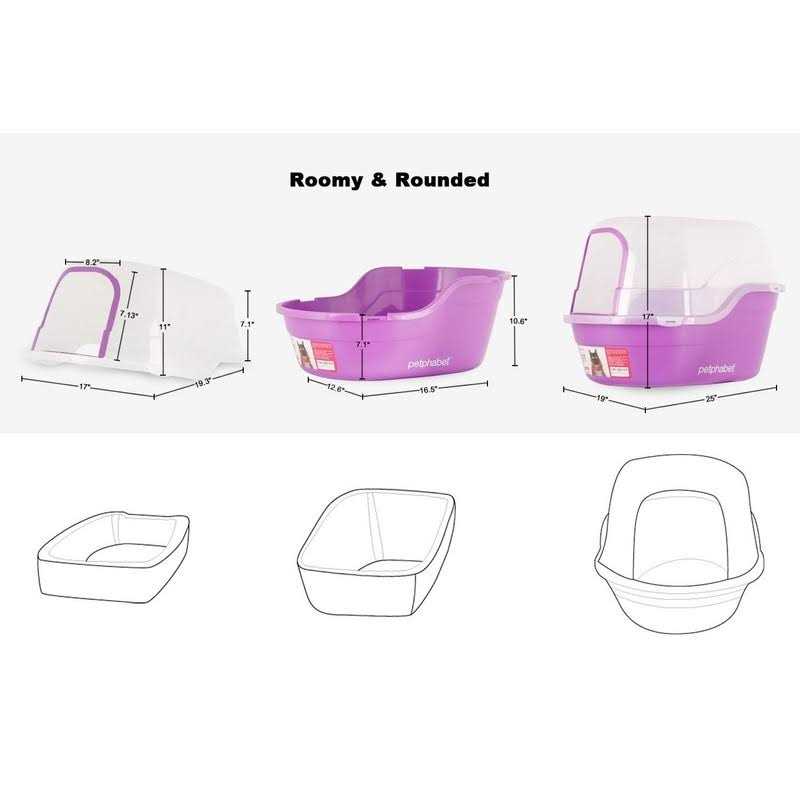 Jumbo Hooded Cat Litter Box A468341