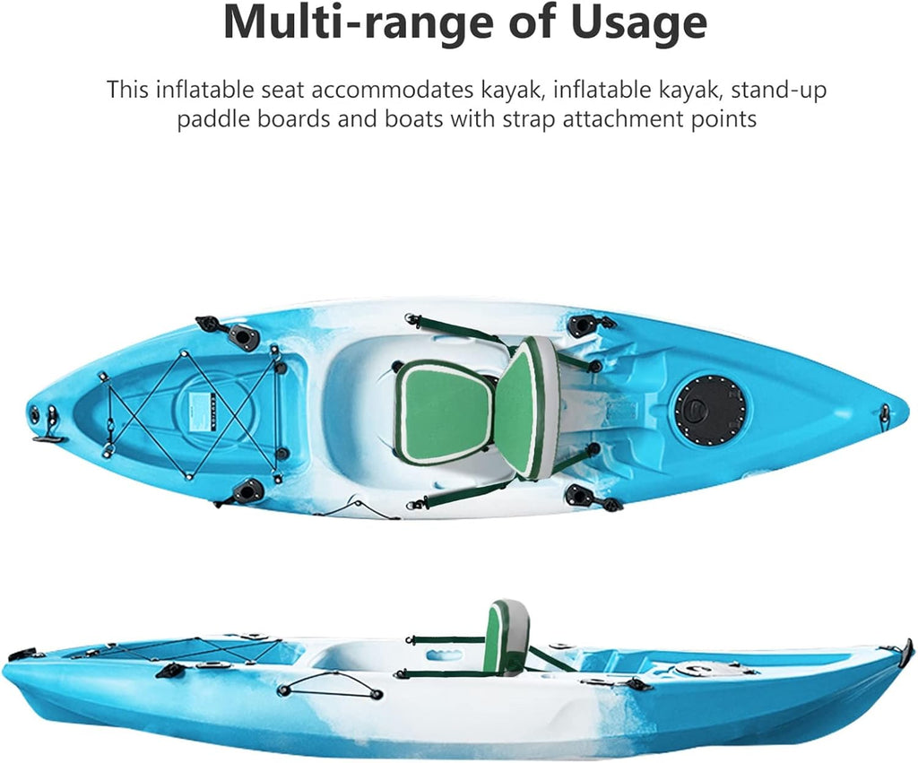 Kayak Seat, Inflatable Detachable SUP Seat with Adjustable Straps, Pack of 2 W34735