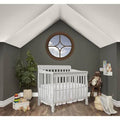 4-in-1 Convertible Mini Crib, Gray V68946