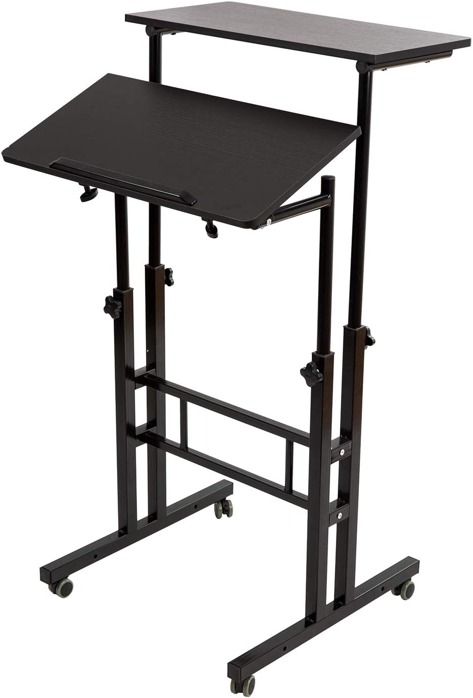 Adjustable Mobile Standing Desk with Wheels Q503