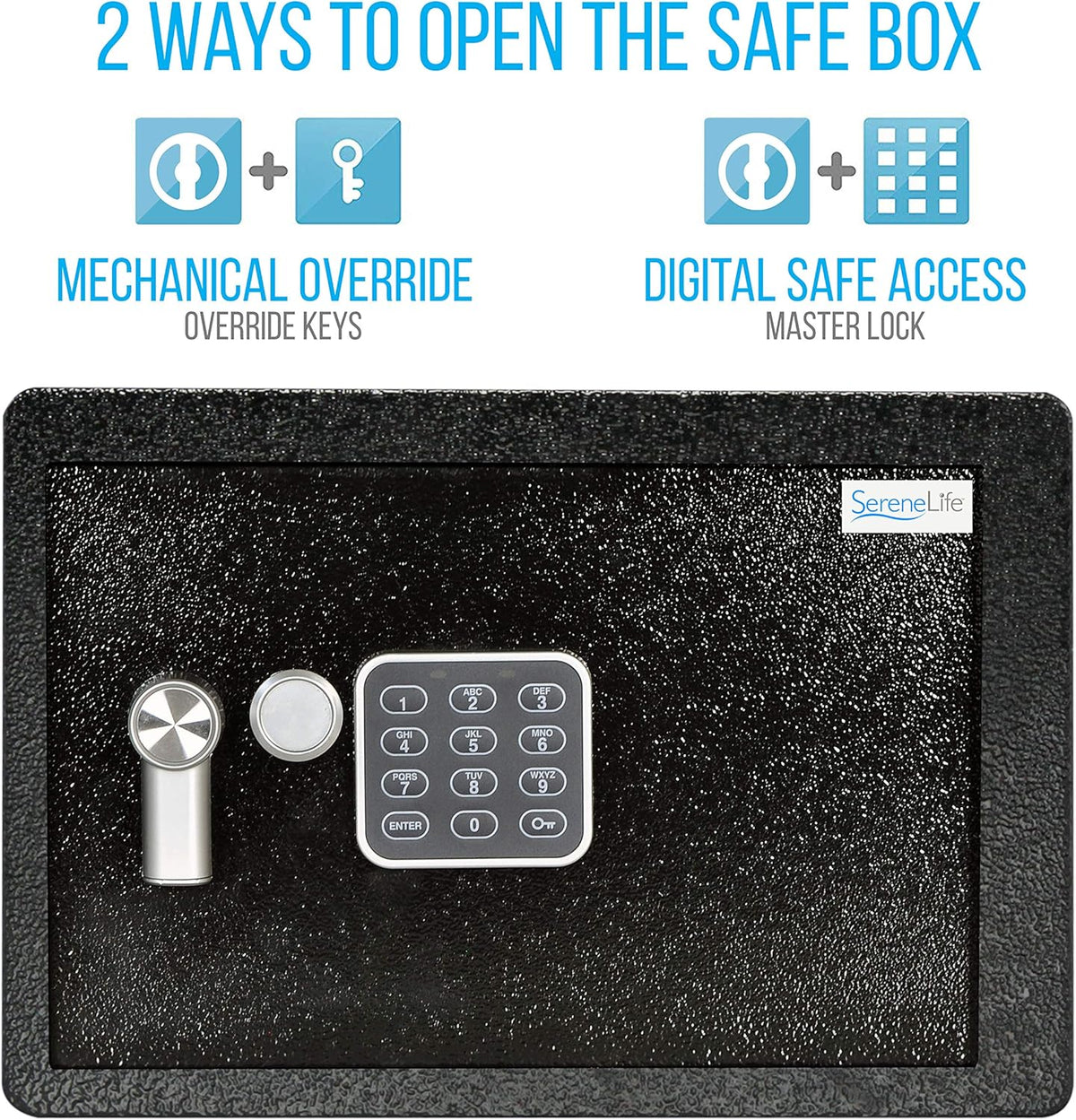 Digital Combination Lock Safe with Mechanical Override J2375