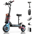 Electric Scooter 5600W Dual Motor 50MPH 45Miles 11" Off Road Tires Folding U99683