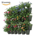 12 Pack 36 Pockets Vertical Wall Hangers with Pots P3544