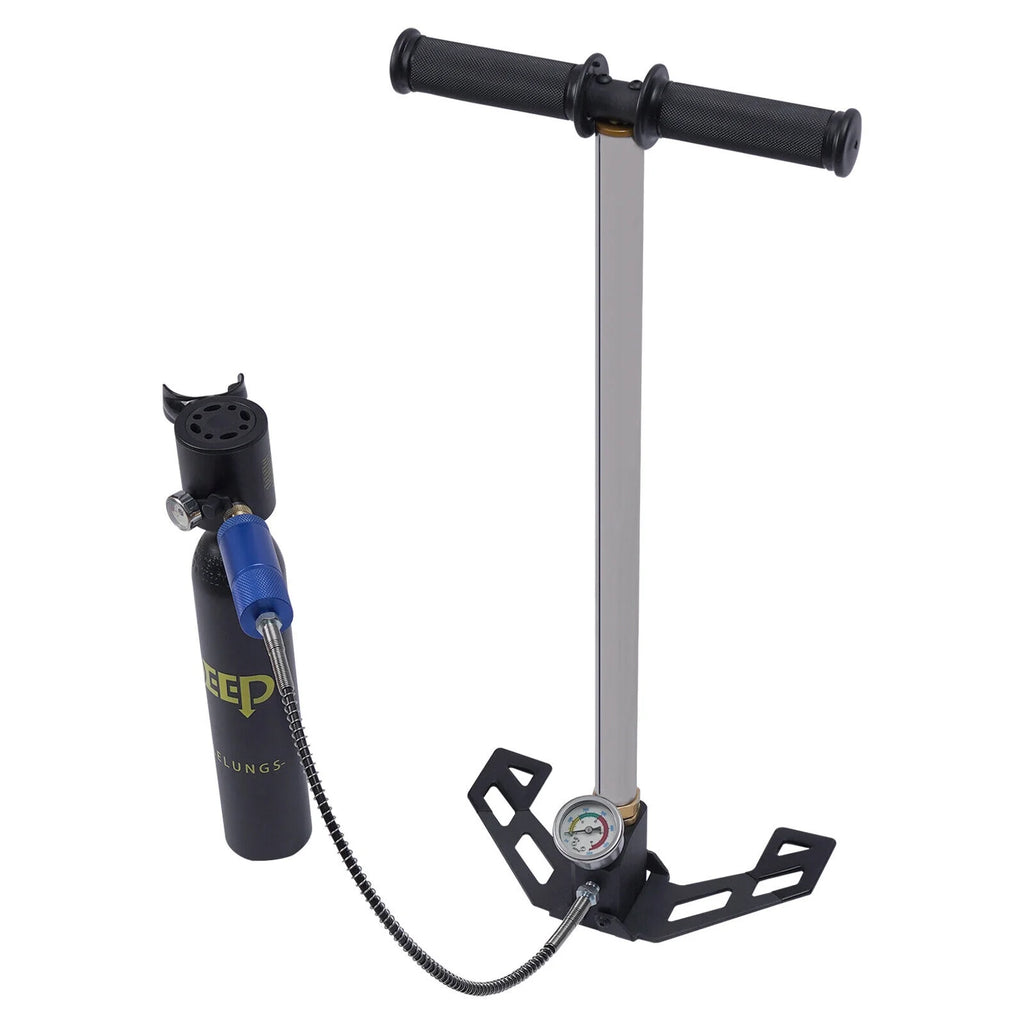 0.5L Oxygen Tank 4500PSI High Pressure Pump Mini Scuba Diving Equipment Tool Kit J9517