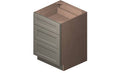 3 Drawers Base Cabinet High-Density Fiberboard S61360