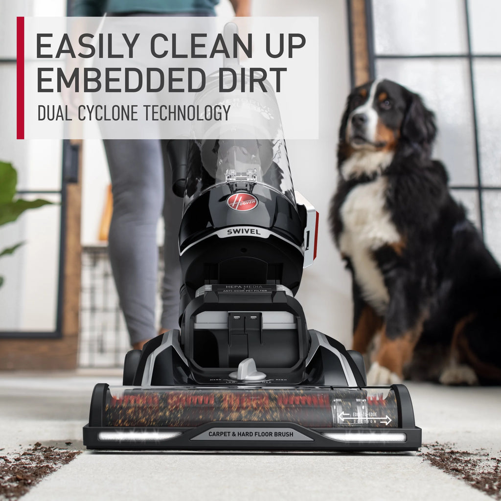 Bagless Upright Vacuum Cleaner with HEPA Media Filtration N76085