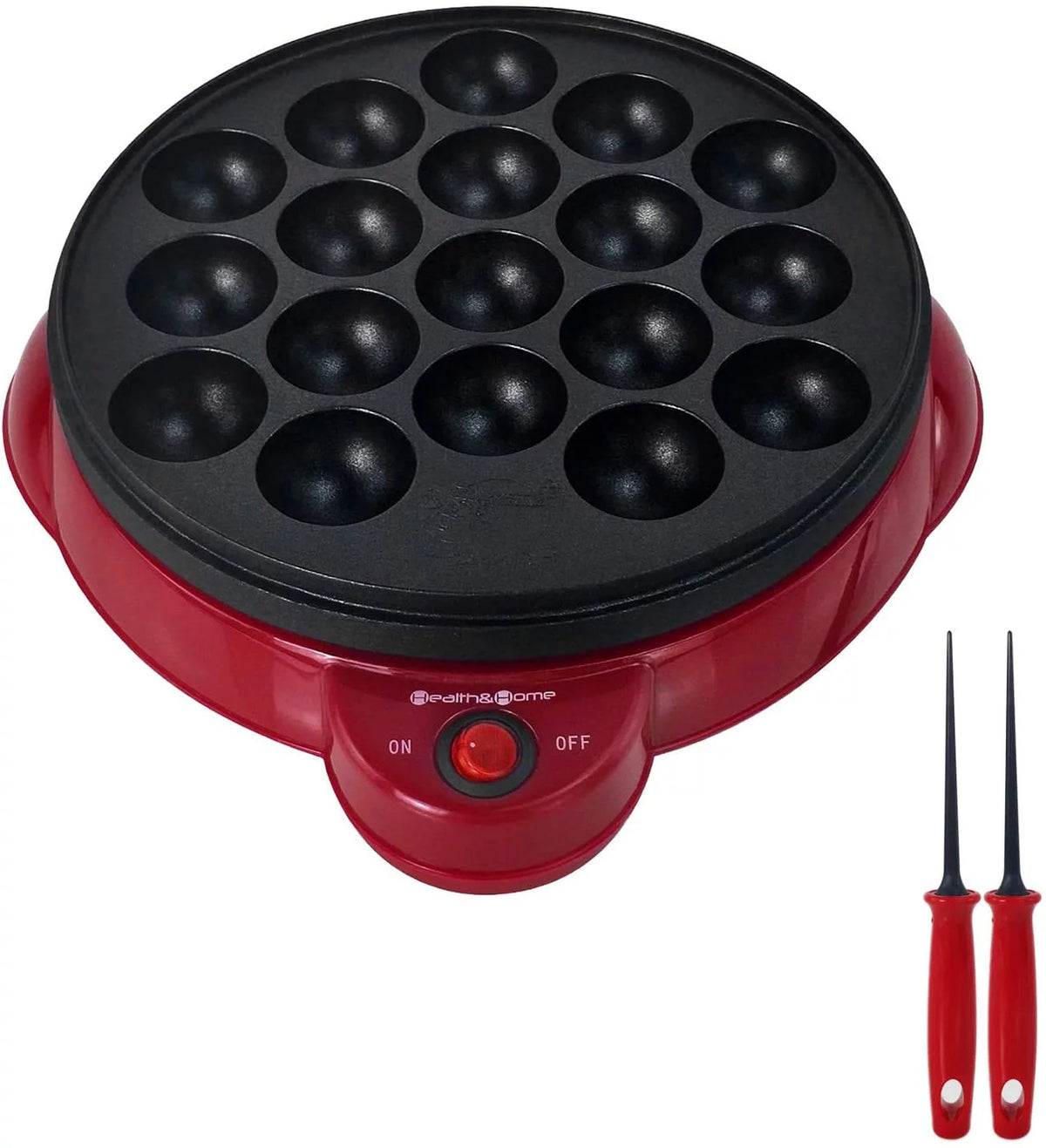 Electric Takoyaki Maker Portable Compact Easy Clean S951253