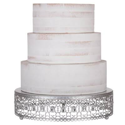 Silver Wedding Cake Stand F953