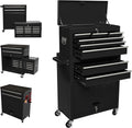 Blue 8-Drawer Rolling Tool Chest with Wheels Y883