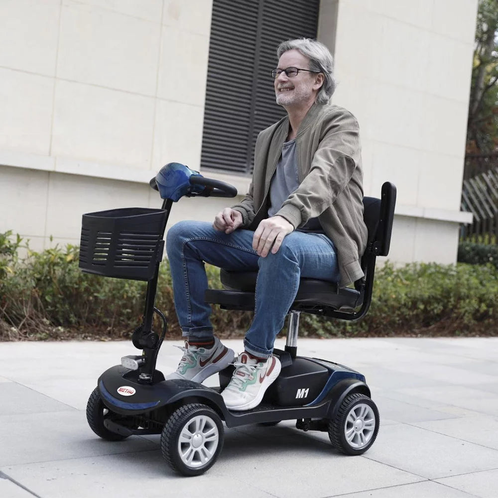 Heavy Duty 4 Wheel Electric Scooter with Swivel Seat B2230