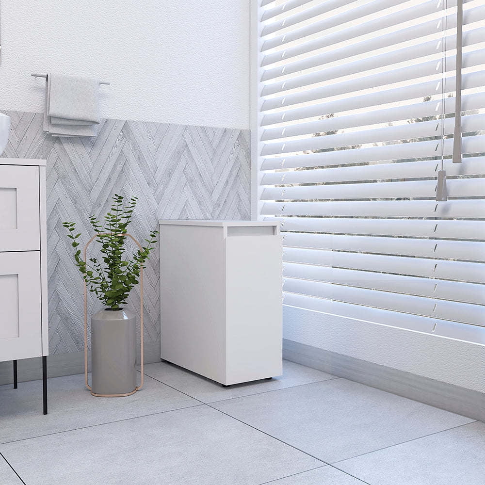 Bathroom Storage Cabinet with Liftable Top and One Drawer M564217