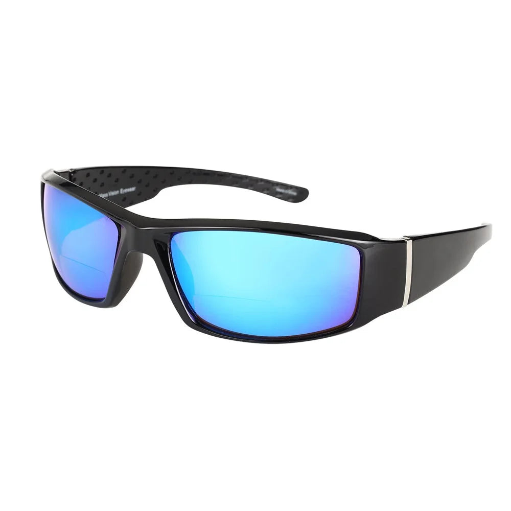 Polarized Full Frame Sport Wrap Bifocal Sunglasses A2053