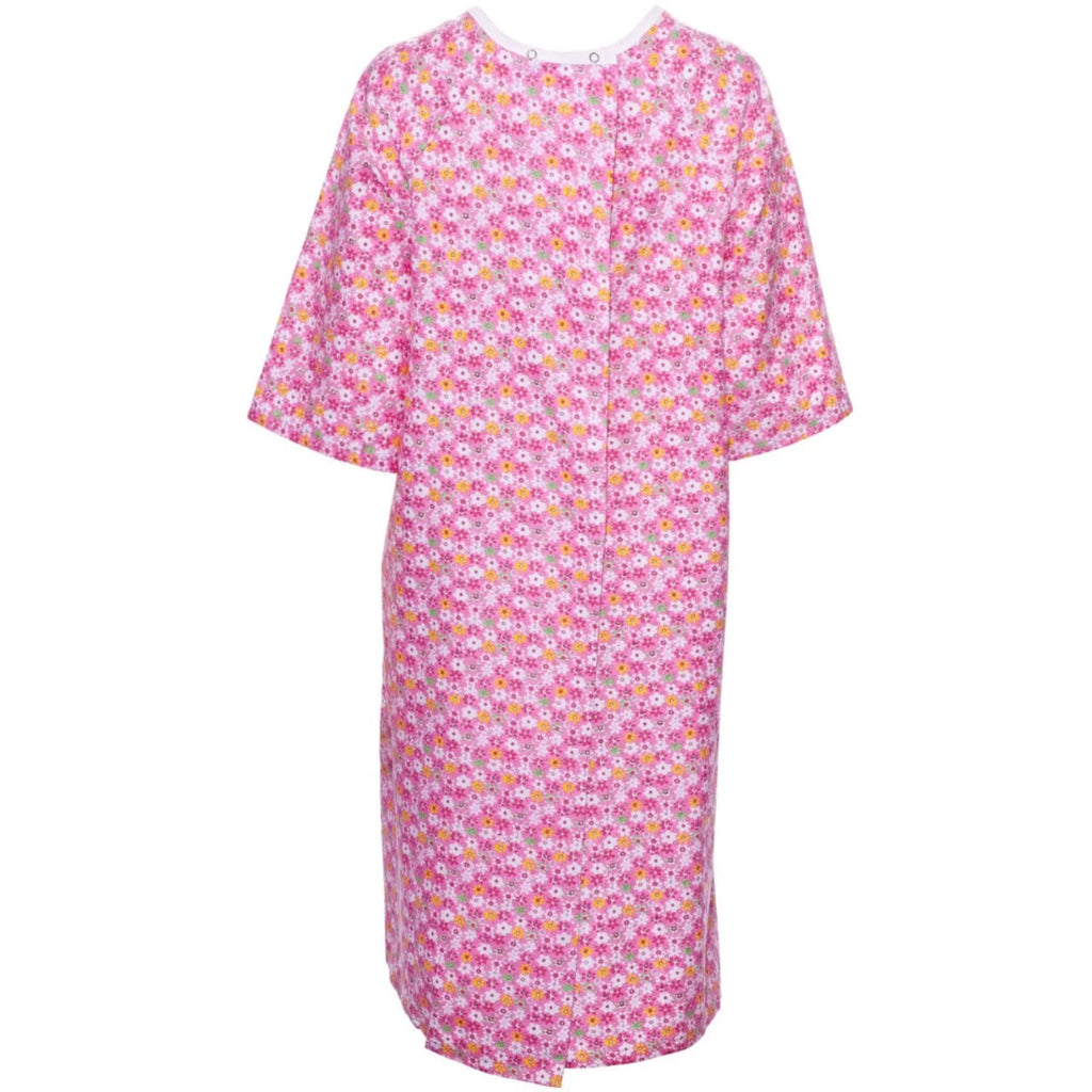 Flannel Nightgown with Shoulder Wrap R705534