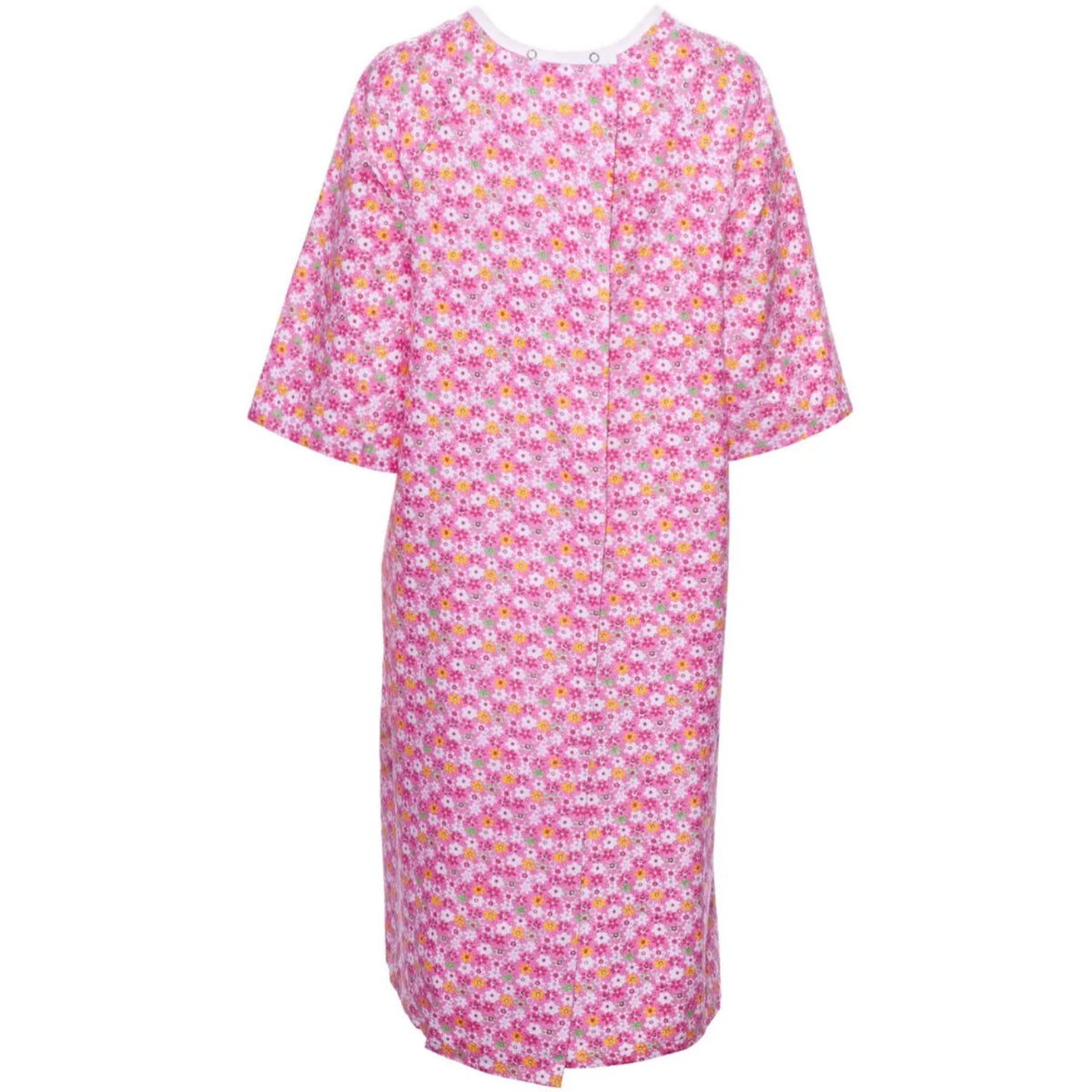 Flannel Nightgown with Shoulder Wrap R705534