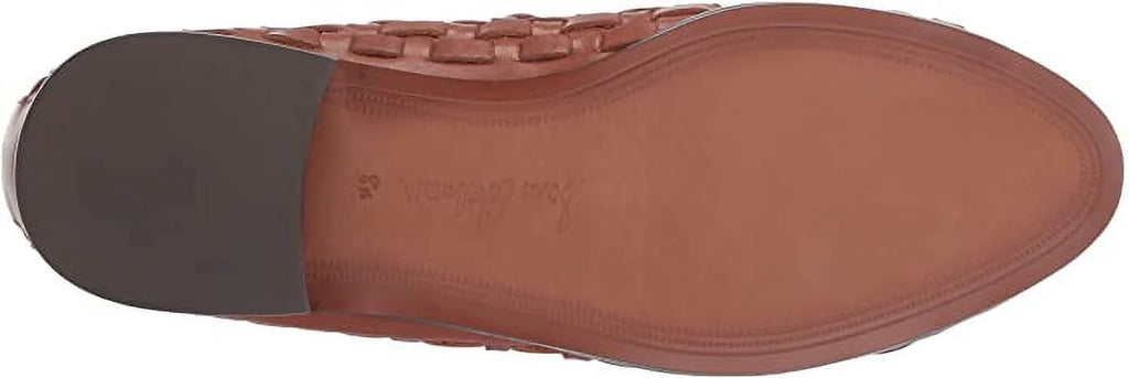 Cognac Tan Leather Lace-up Flat Loafer Oxford T574