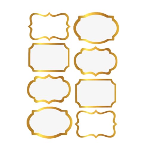 Gold Name Tag Stickers 2x3 inch 200 Pcs P896206