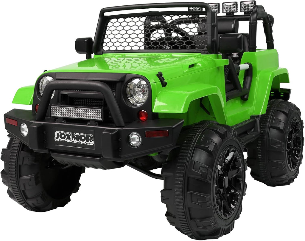 12V Kids Electric Ride on Truck with Parental Remote Control, Blue Q983