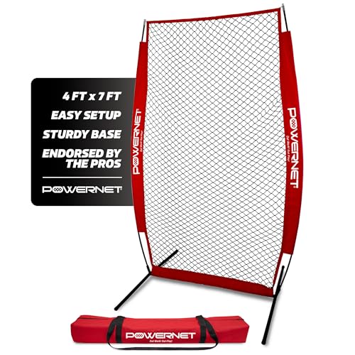 Portable 7-FT Softball & Baseball Pitching Net G880292
