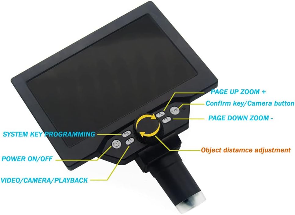 7 Inch LCD Digital Microscope with Aluminum Alloy Stand X691525