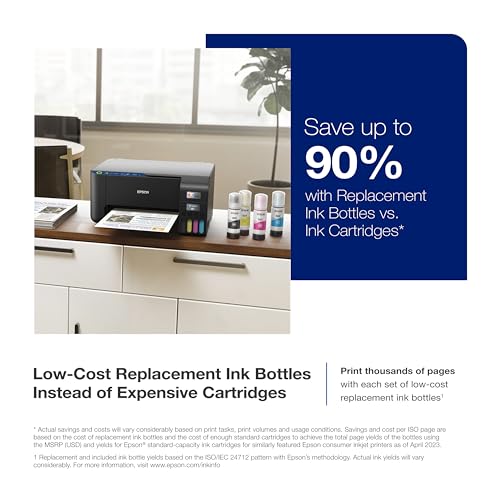 Black Wireless All-in-One Supertank Printer with Scan and Copy C681