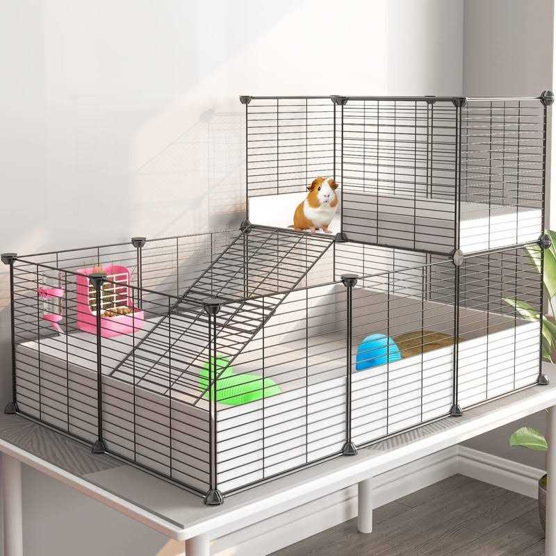Guinea Pig Cage with Waterproof Plastic Bottom G43293