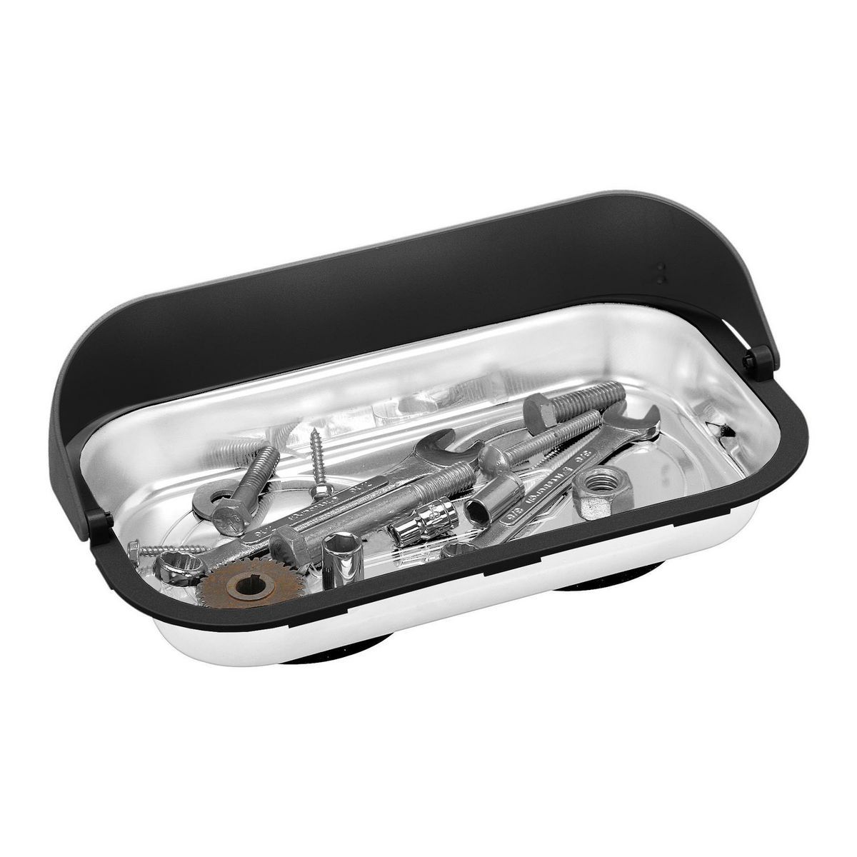 9-1/2 in. Magnetic Parts Tray with Hood C5256
