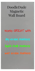 Metallic Silver 23x46 Magnetic Dry Erase Board X194193