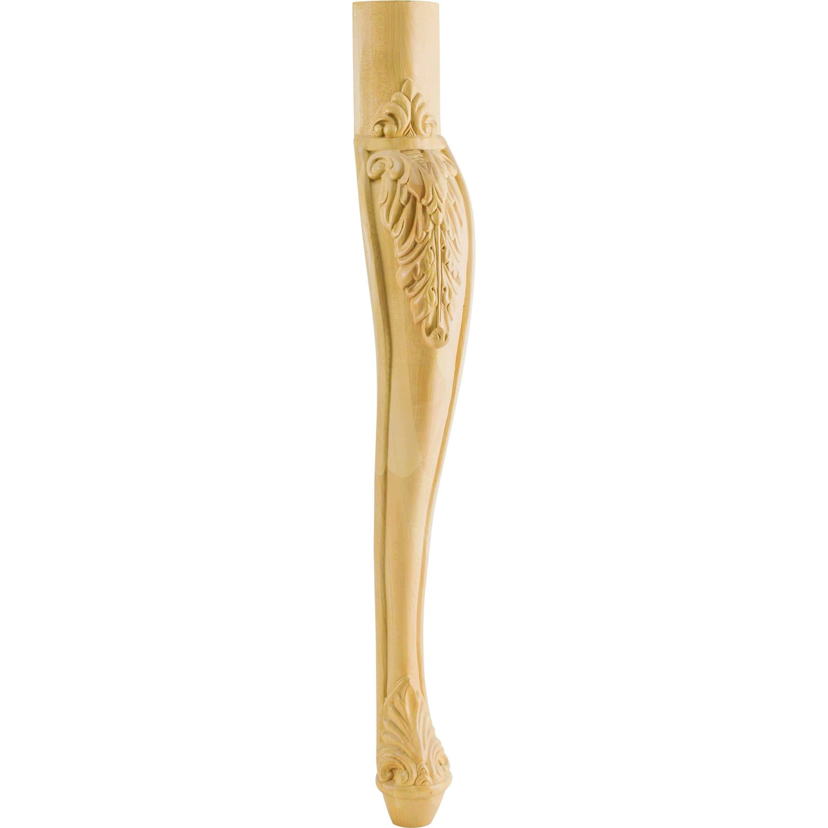 Acanthus Cabriole Leg - Rubberwood G929677
