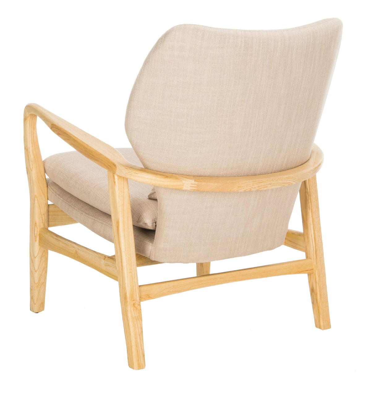 Beige Natural Accent Chair with Pillow L934