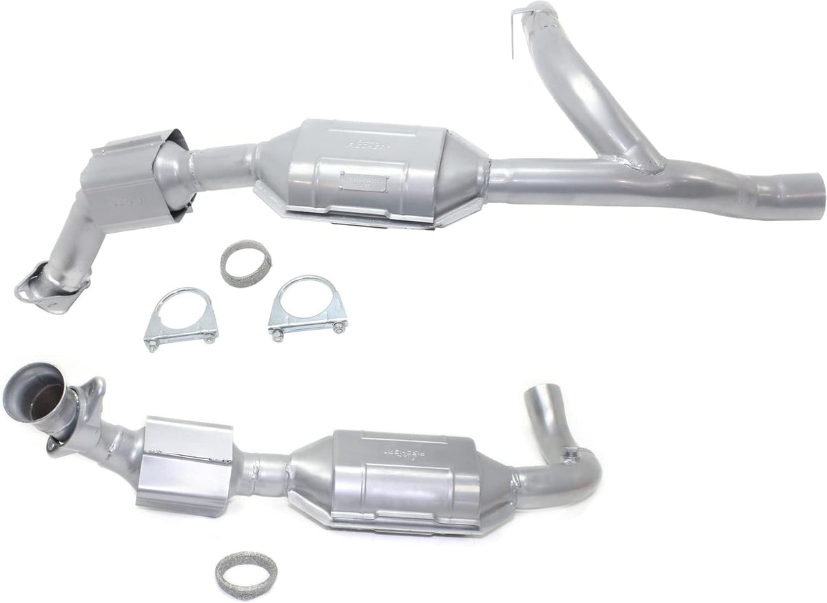 Catalytic Converter Set of 2 Driver and Passenger Side L605