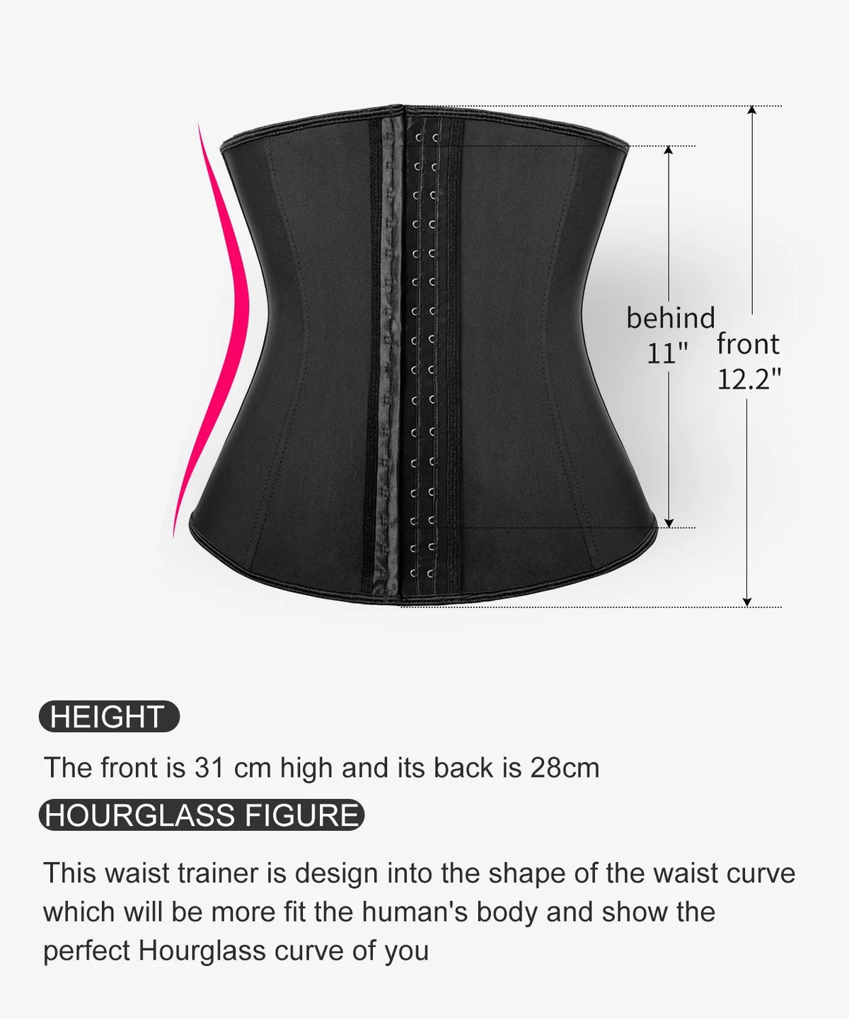 Women's Latex Waist Trainer Underbust W456436