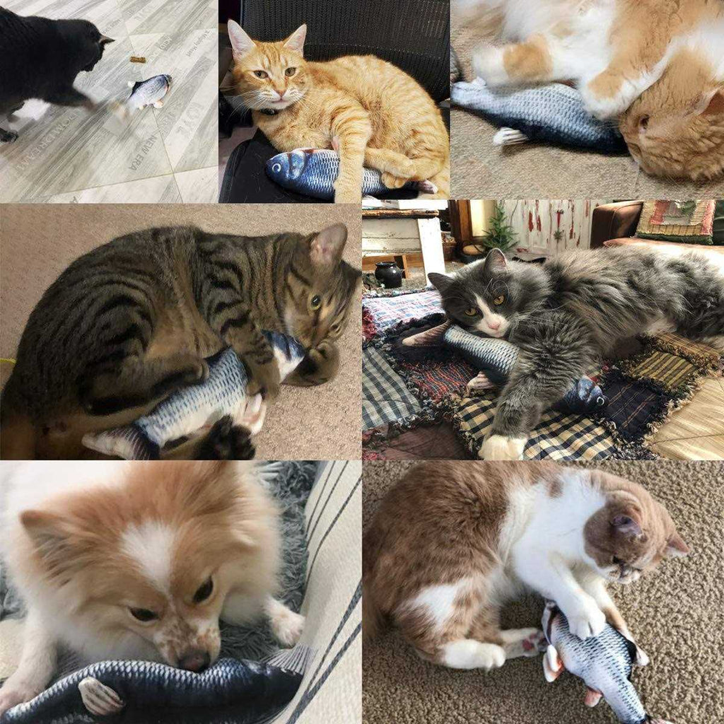 Electric Floppy Fish Cat Toy I79807