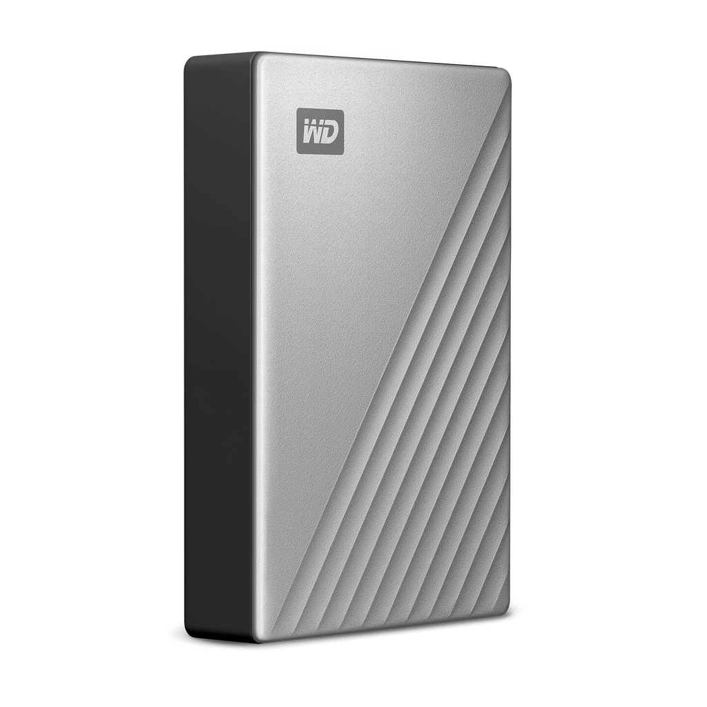 5TB Portable External Hard Drive Silver H165