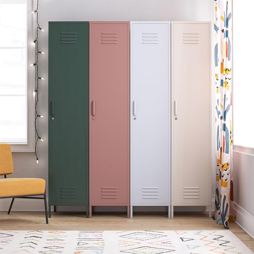 Parchment Metal Storage Cabinet V3948