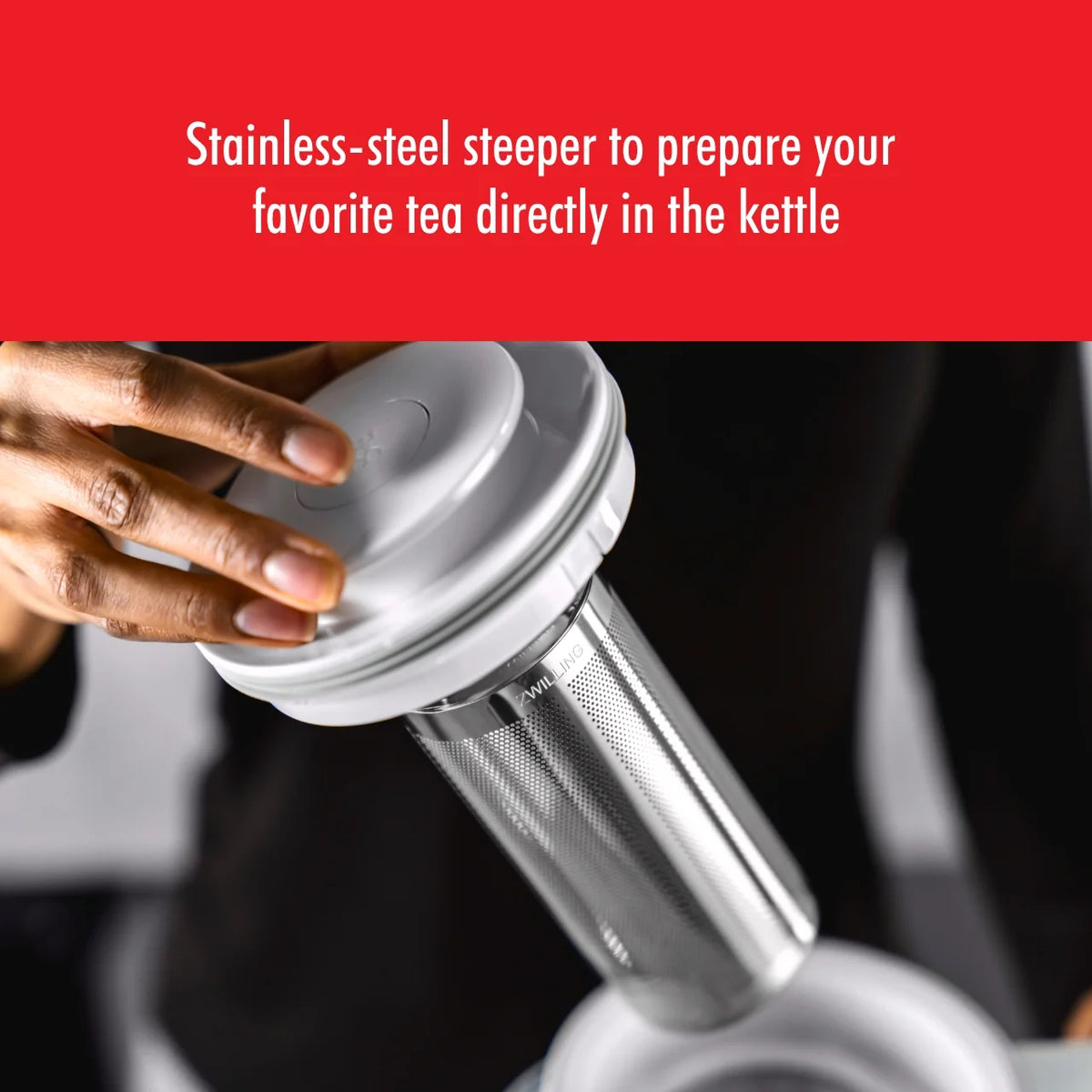 Silver Glass Kettle Z49703