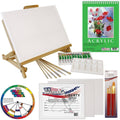 33 Piece Acrylic Painting Set with Table Easel B124
