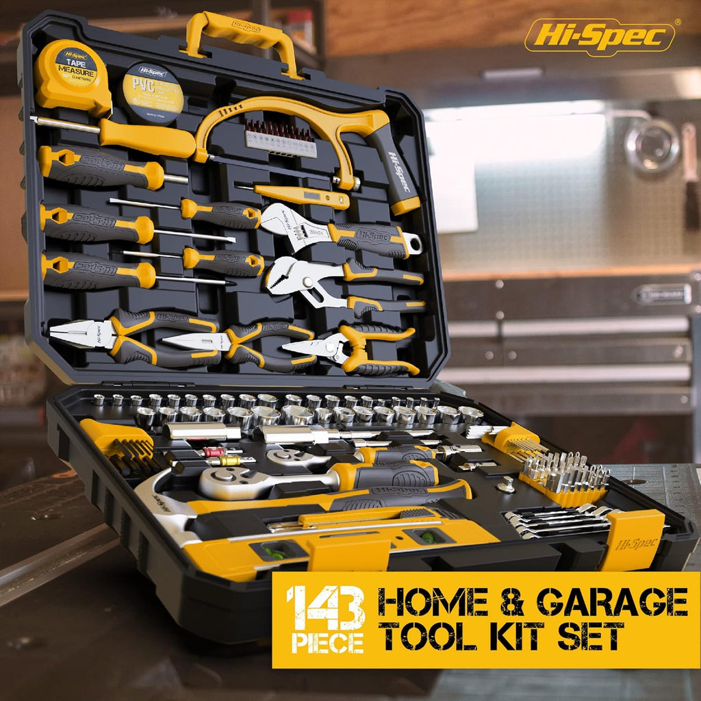 143 Piece Home & Garage Tool Kit Set H62139