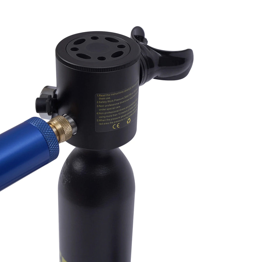 0.5L Oxygen Tank 4500PSI High Pressure Pump Mini Scuba Diving Equipment Tool Kit J9517