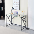 Clear Tempered Glass Computer Desk P58287