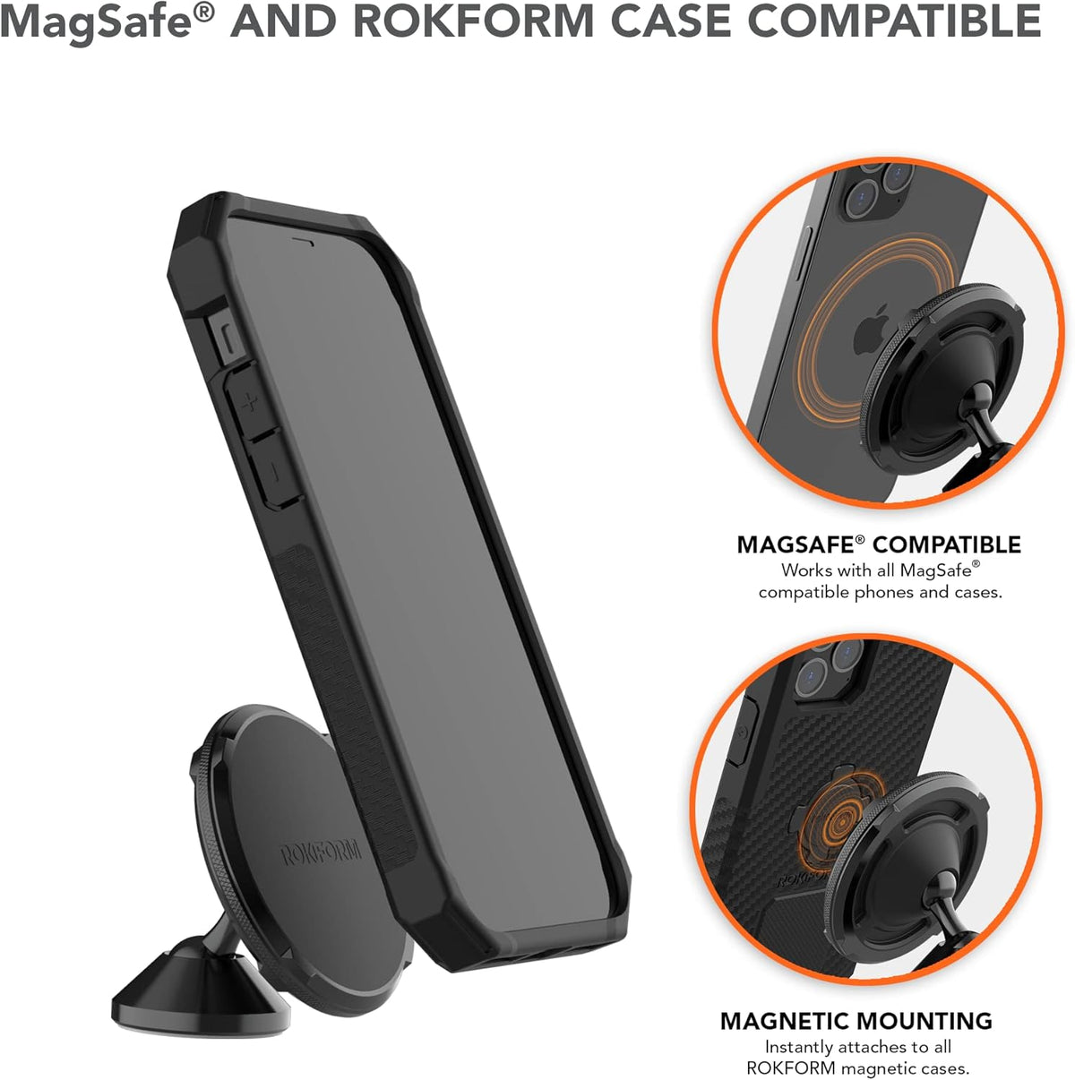 Adjustable Dual Magnet Car Mount with 3M VHB Tape J897