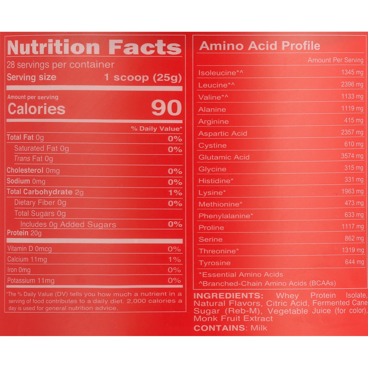 Fruit Punch Whey Protein Isolate, 30 Servings E32580