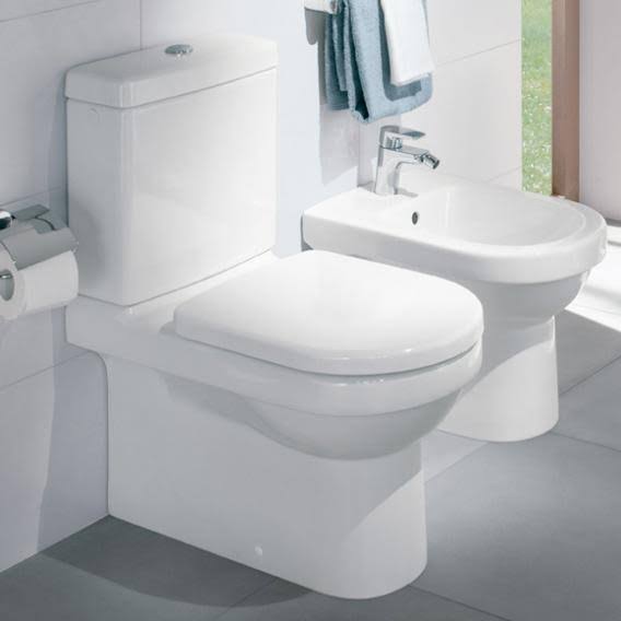 White Toilet Seat with QuickRelease and Soft-Close O63291